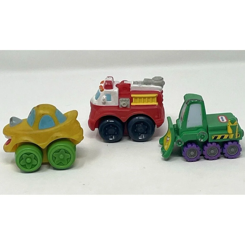 Tonka‎ Chuck & Friends and Little Tikes Cars Lot of 3 Vehicles, Firetruck, Plow